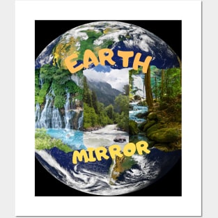 Earth Mirror Posters and Art